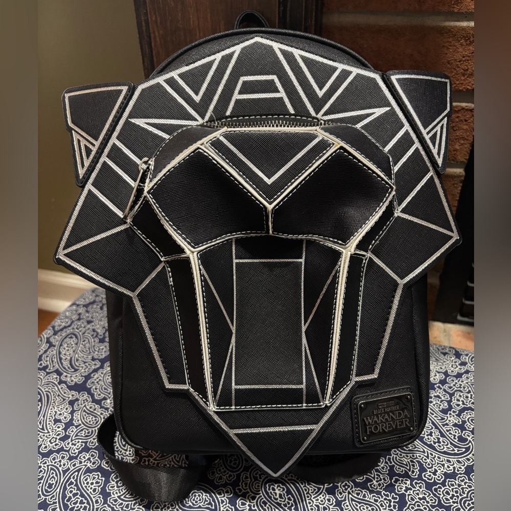 Loungefly Marvel Black Panther: Wakanda Forever Figural Mini Backpack NWOT
